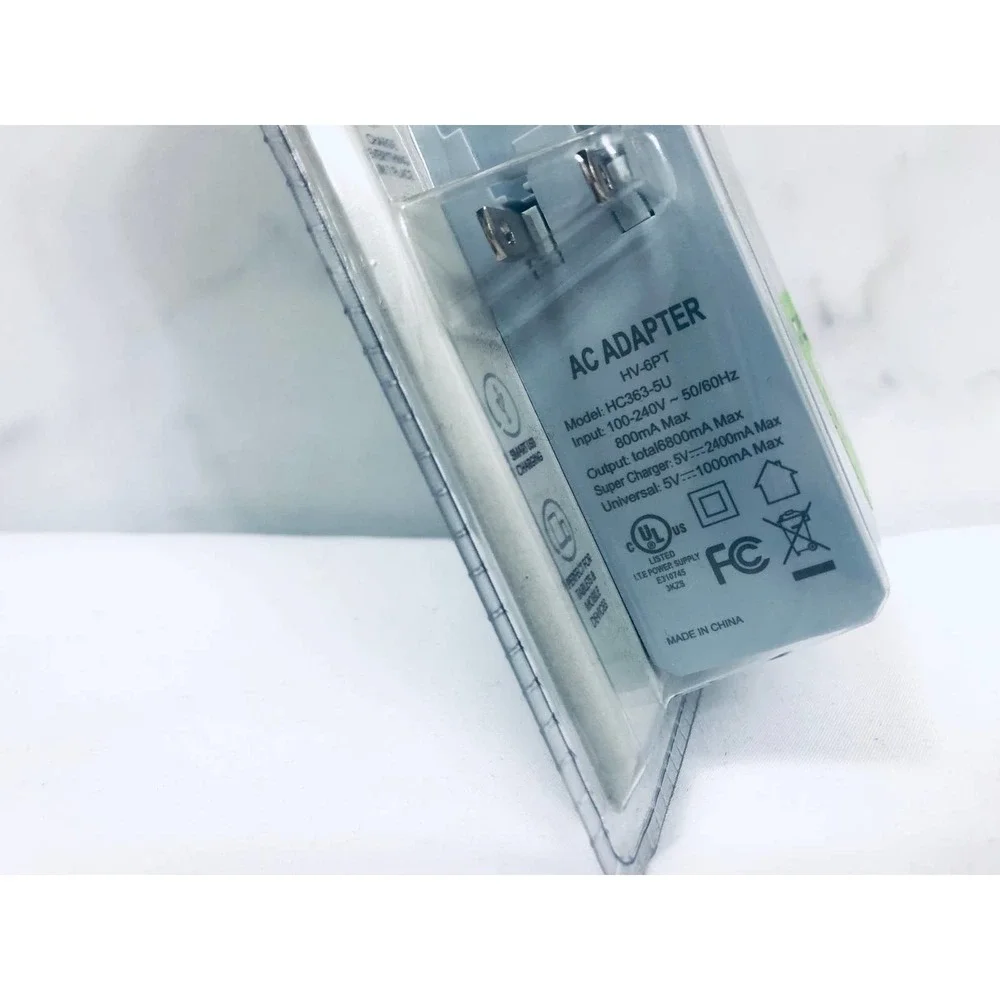 Smartphone Tablet Power Station 5 USB Port Wall Charger Outlet surge Protector
